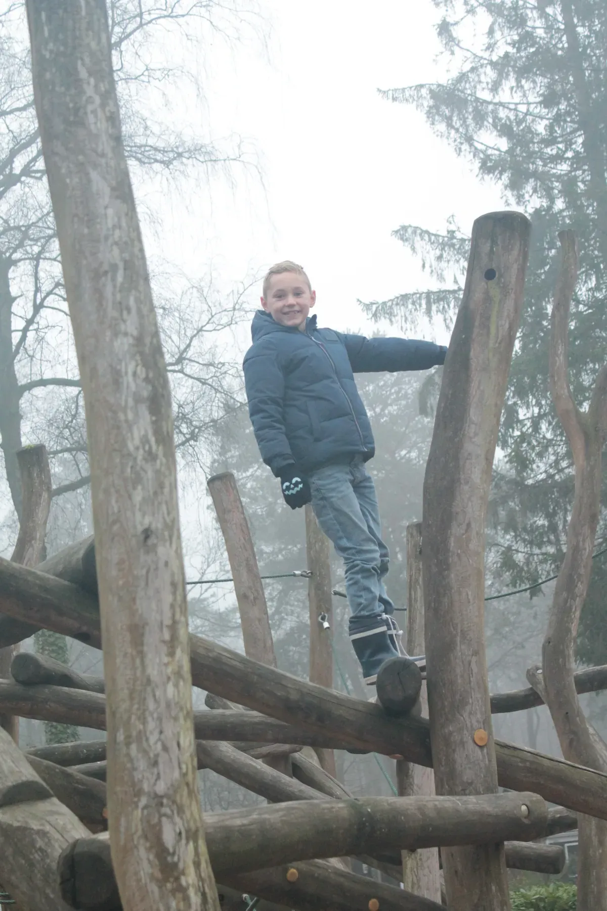 Klimbos activiteit bij vakantiepark De Rimboe & De Woeste Hoogte in Hoenderloo, Veluwe - vakantiehuis Woeste Hoogte nr 15