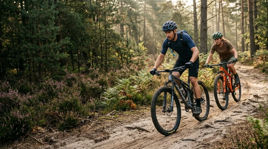 MTB Veluwe: Zandenwoud en gravel vanaf Hoenderloo